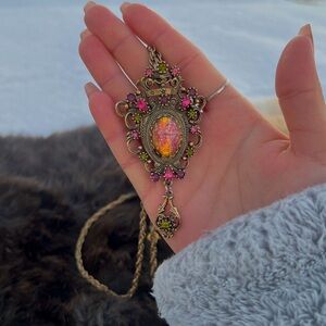 Sarah Coventry opal necklace